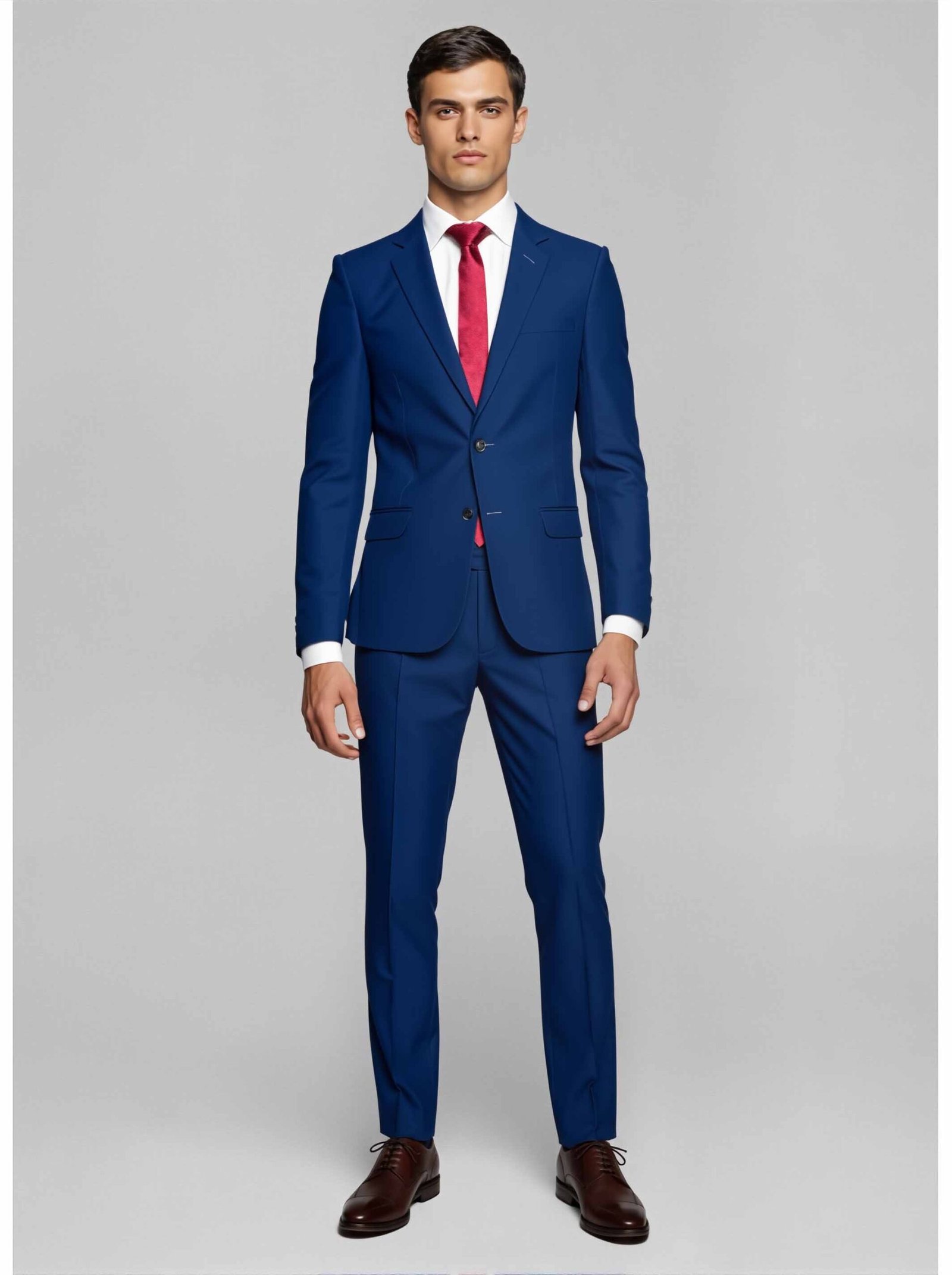 Ambo Tropical Azulino Slim Fit – Traje Fresco y Elegante