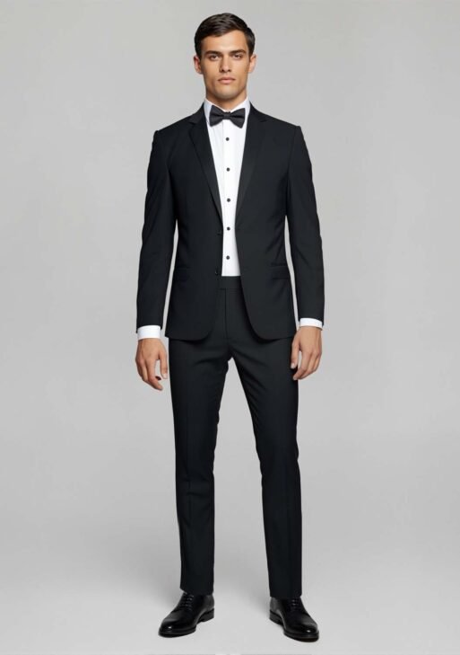 Traje Slim Fit Súper 100 Color Topo para Hombre | Ambo de Alta Gama